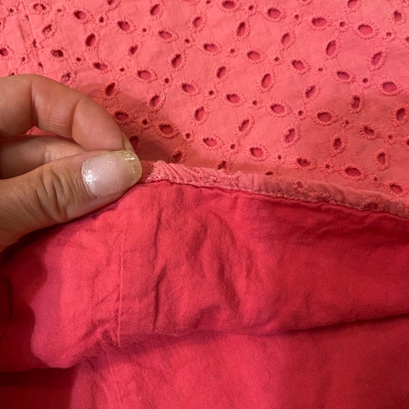 Guess corset top- Pink cotton eyelet - Picture 6 of 8